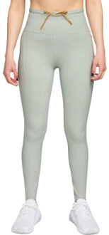 Nike Dri-FIT Trail High Rise 7/8 Legging Dames grijs - M