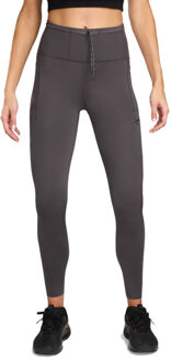 Nike Dri-FIT Trail High Rise 7/8 Legging Dames grijs - S