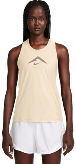 Nike Dri-FIT Trail Repel Singlet Dames beige - M