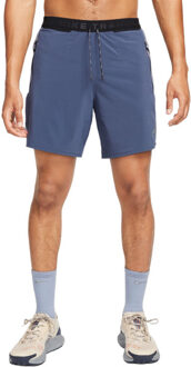 Nike Dri-FIT Trail Second Sunrise 7'' Short Heren donkerblauw - L