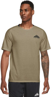 Nike Dri-FIT Trail Solar Chase T-Shirt Heren groen/zwart