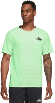 Nike Dri-FIT Trail Solar Chase T-Shirt Heren groen/zwart