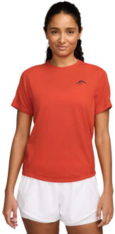 Nike Dri-FIT Trail T-Shirt Dames rood - XL