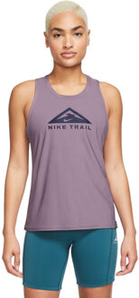 Nike Dri-FIT Trail Tank Dames paars - L