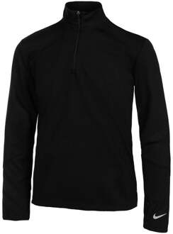 Nike Dri-Fit UV Half-Zip Essential Longsleeve Jongens-Zwart - M