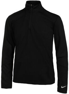 Nike Dri-Fit UV Half-Zip Essential Longsleeve Jongens-Zwart - S,M,L