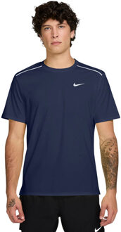 Nike Dri-FIT UV Miler T-Shirt Heren donkerblauw - S
