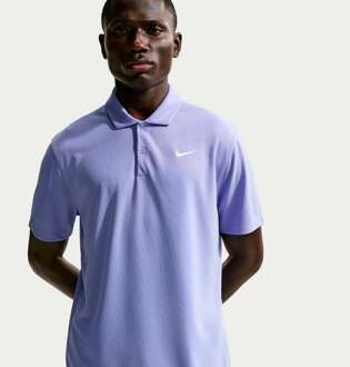 Nike Dri-Fit Victory Court Solid Polo Heren blauwgrijs - L