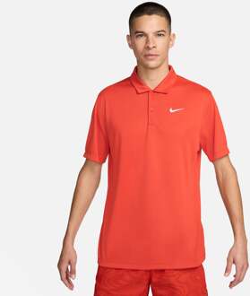 Nike Dri-Fit Victory Court Solid Polo Heren lichtrood - XS
