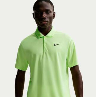 Nike Dri-Fit Victory Court Solid Polo Heren limoen