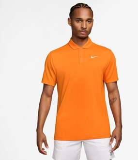 Nike Dri-Fit Victory Court Solid Polo Heren oranje - M