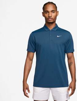 Nike Dri-Fit Victory Court Solid Polo Heren petrolblauw