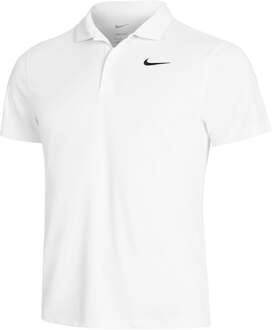 Nike Dri-Fit Victory Court Solid Polo Heren wit - XL