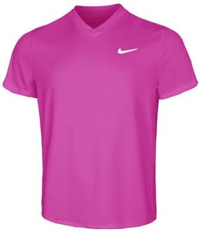 Nike Dri-Fit Victory Court T-shirt Heren berry - XL