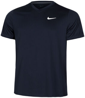 Nike Dri-Fit Victory Court T-shirt Heren donkerblauw - S