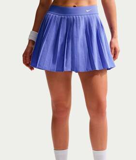 Nike Dri-Fit Victory High Rise Pleated Rok Dames-blauw - XS