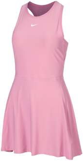 Nike Dri-Fit Victory Jurk Dames-Pink,Wit roze - XL