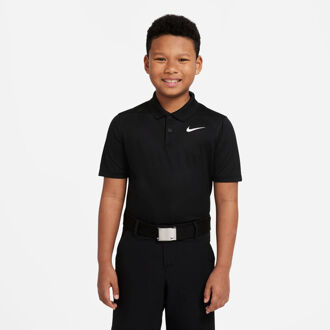 Nike Dri-Fit Victory Polo Jongens-Zwart,Wit - M