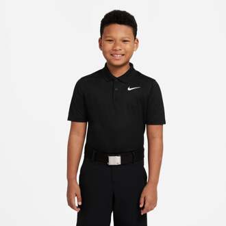 Nike Dri-Fit Victory Polo Jongens-Zwart,Wit - M