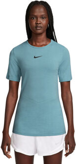 Nike Dri-FIT Wool ShortSleeve T-shirt Dames donkerblauw