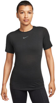 Nike Dri-FIT Wool ShortSleeve T-shirt Dames zwart - M