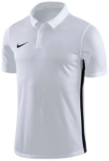 Nike Dry Academy 18 SS Polo Heren Sportpolo - Maat M  - Mannen - wit/zwart
