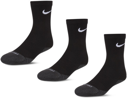 Nike Dry Cushioned Crew  Sokken (regular) - Maat 42-46 - Unisex - zwart