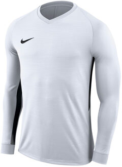 Nike Dry Tiempo Premier LS Shirt - Voetbalshirt Wit - XXL