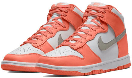 Nike Dunk high crimson bliss - maat 38,5 Oranje