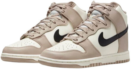 Nike Dunk high fossil stone (w) - maat 37,5 Grijs