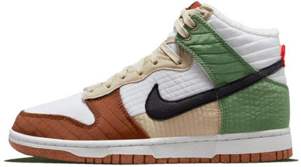 Nike Dunk high next nature summit white (w) Veelkleurig - 40