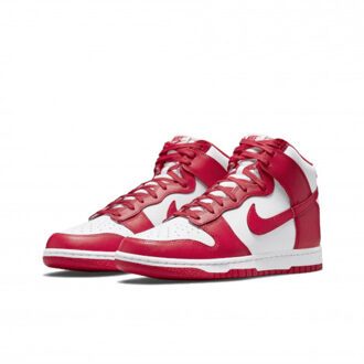 Nike Dunk high university red - maat 44 Rood