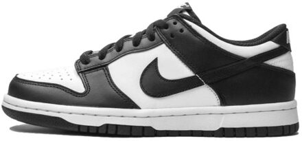 Nike Dunk low black white gs Zwart - 35,5