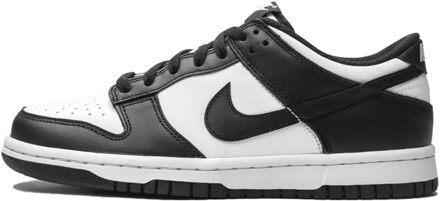 Nike Dunk low black white (gs) Zwart - 36,5