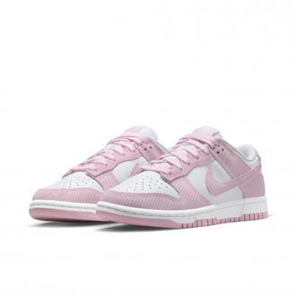 Nike Dunk low pink corduroy (w) Roze - 42,5