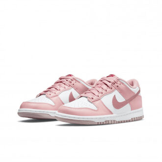 Nike Dunk low pink velvet (gs) - maat 38,5 Roze