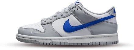Nike Dunk low white grey royal (gs) Grijs - 36