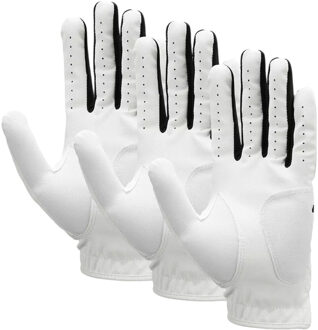 Nike Dura Feel X Golfschoenen (Verpakking van 3) (Wit/Zwart)