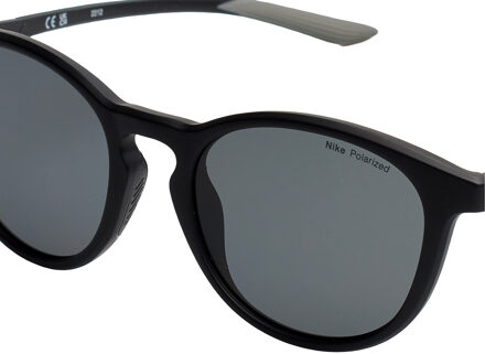 Nike DZ7363 Ronde Gepolariseerde Zonnebril voor Mannen en Vrouwen Zwart