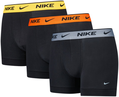 Nike E-Day Cotton Stretch Verpakking 3 Stuks Heren zwart - M