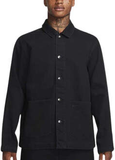 Nike Effen Zwart Overshirt - M