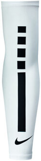 Nike Elite UV  Armwarmers - Maat S/M  - Unisex - wit/zwart