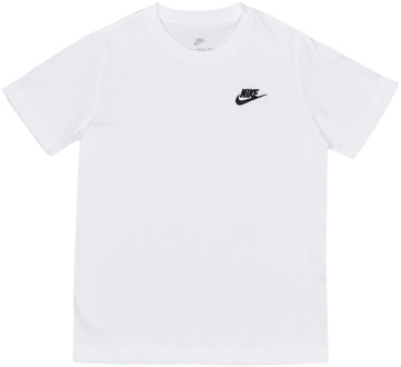 Nike Emb Futura Lbr T-shirts Kinder - Wit - Maat 128 - 137 CM White