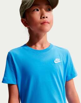 Nike Embroided Futura  T-shirt Kinderen-blauw - L