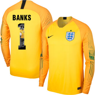 Nike Engeland Keepersshirt 2018-2019 + Banks 1 (Gallery Style Bedrukking) - XL