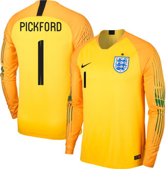 Nike Engeland Keepersshirt 2018-2019 + Pickford 1 (Fan Style) - M