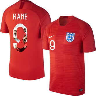 Nike Engeland Shirt Uit 2018-2019 + Kane 9 (Gallery Style Printing) - XXXL