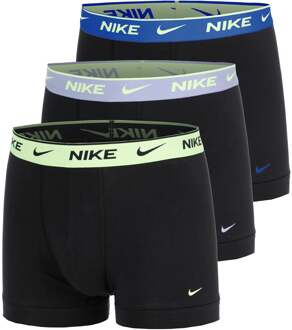 Nike Essential Cotton Stretch Trunk Boxershort Verpakking 3 stuks Heren zwart