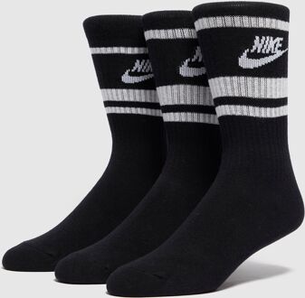 Nike Essential Crew Stripe Sokken Zwart