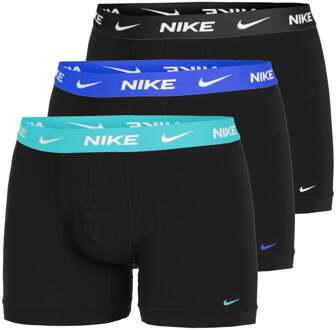 Nike Essential Micro Trunk Boxershort Heren-Zwart,Blauw - XS